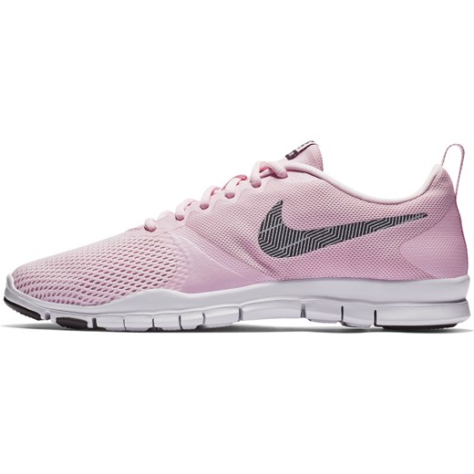 Buty sportowe damskie Nike do biegania flex różowe płaskie wiązane 