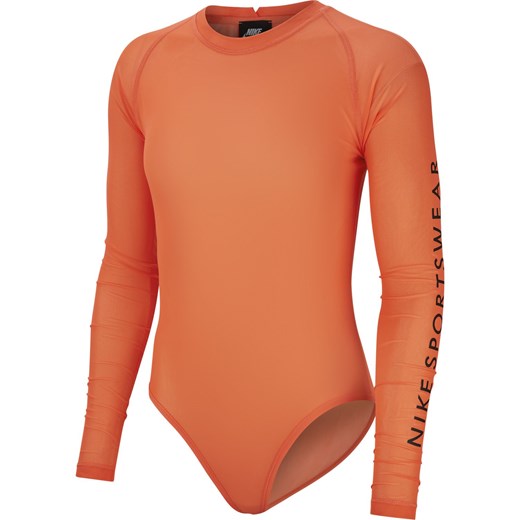 Pomarańczowy bluzka sportowa Nike 