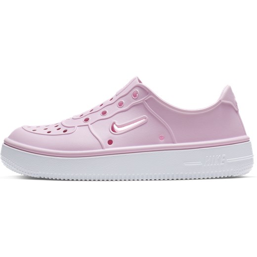 Buty sportowe dziecięce różowe Nike sznurowane 