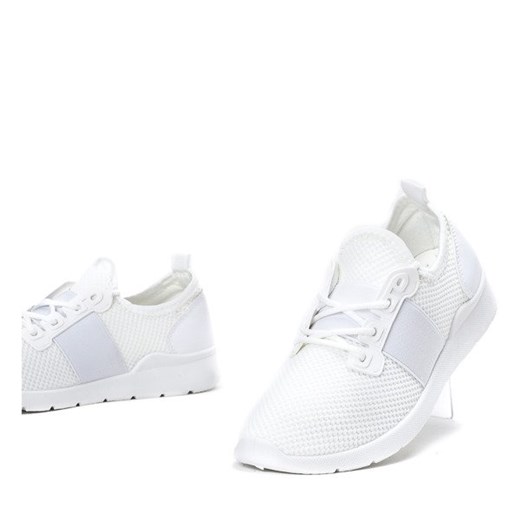 Białe sportowe buty damskie Kaetlyn - Obuwie  Royalfashion.pl 36 