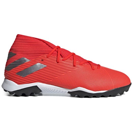 Buty sportowe męskie Adidas nemeziz czerwone sznurowane 