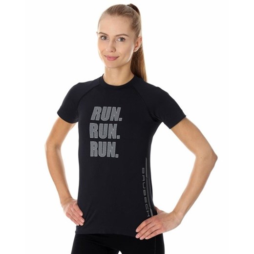 Termoaktywna koszulka damska Running Air Pro Brubeck czarna  Brubeck M bieliznatermoaktywna.com.pl