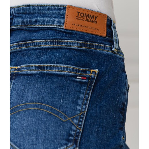Spódnica niebieska Tommy Jeans midi 