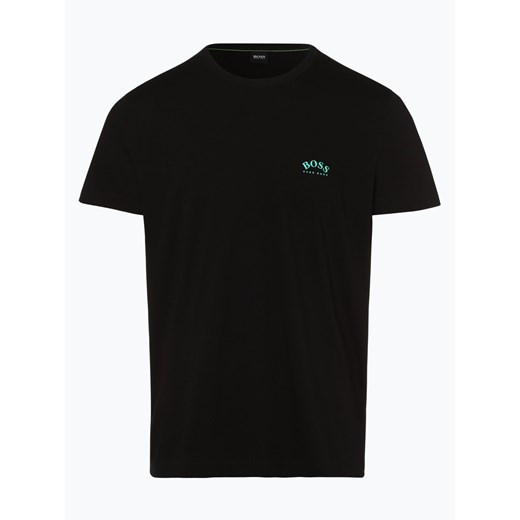 BOSS Athleisure - T-shirt męski – Tee Curved, czarny Boss Athleisure  L vangraaf