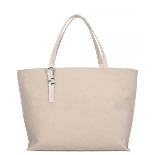 Shopper bag różowa Chiara Design na ramię matowa 