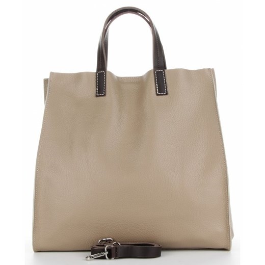 Shopper bag Genuine Leather duża bez dodatków matowa 