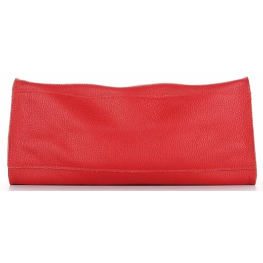 Praktyczne Torebki Skórzane 2 w 1 Shopper z Listonoszką produkcji Włoskiej Czerwone (kolory) Genuine Leather   PaniTorbalska