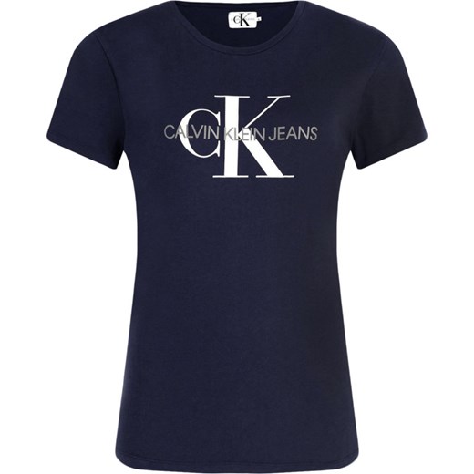 Calvin Klein Jeans T-shirt MONOGRAM LOGO | Regular Fit Calvin Klein  L okazja Gomez Fashion Store 