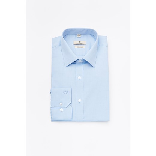 koszula wincode 2851k długi rękaw custom fit niebieski Recman  44/164-170/No 
