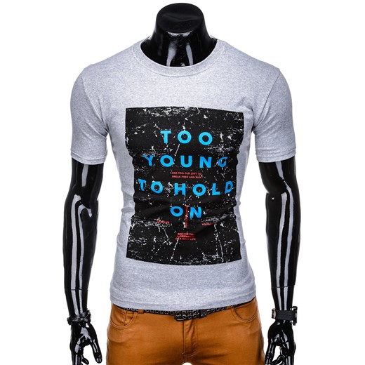 Edoti.com t-shirt męski na wiosnę młodzieżowy z krótkimi rękawami 