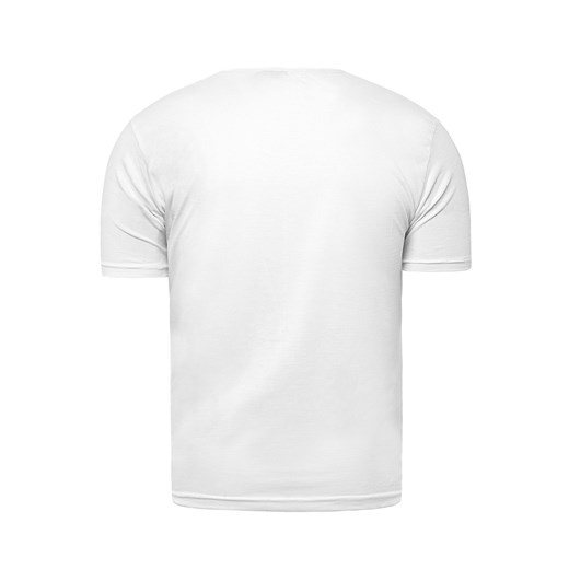 Męska koszulka t-shirt CW1 - biała Risardi  L 