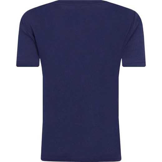 T-shirt chłopięce niebieski Polo Ralph Lauren z krótkim rękawem 