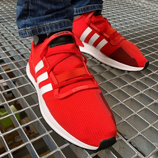 Buty sportowe męskie Adidas Originals czerwone wiązane 