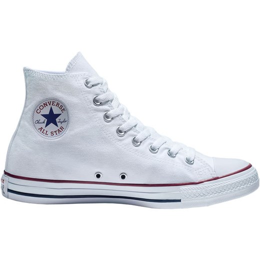 Trampki damskie Converse all star białe sznurowane 