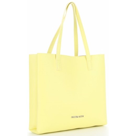 Shopper bag Vittoria Gotti skórzana matowa na ramię elegancka 