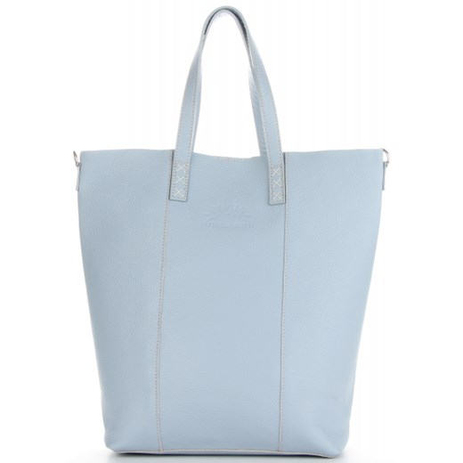 Shopper bag Vittoria Gotti duża niebieska 