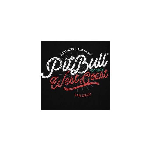 Koszulka Pit Bull Retro Cal'19 - Czarna (219063.9000) Pit Bull West Coast  S ZBROJOWNIA