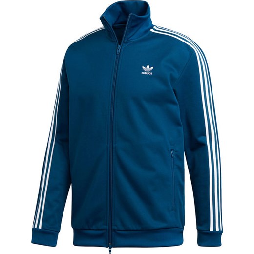 Niebieska bluza sportowa Adidas Originals na jesień 
