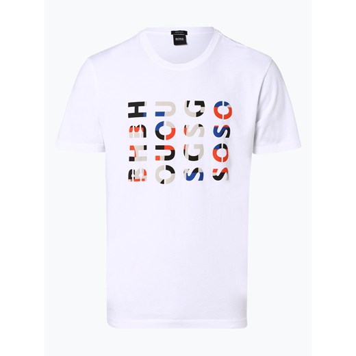BOSS - T-shirt męski – Tiburt 114, biały Boss  L vangraaf