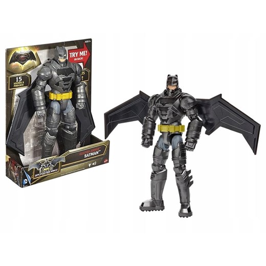 DUŻA FIGURKA BATMAN Z DŹWIEKAMI, ŚWIECI - MATTEL