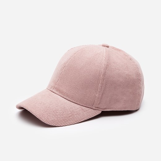 House - Sztruksowa czapka z daszkiem - Różowy  House M 
