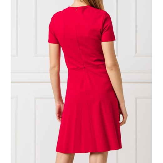 Różowa sukienka Red Valentino z krótkim rękawem 