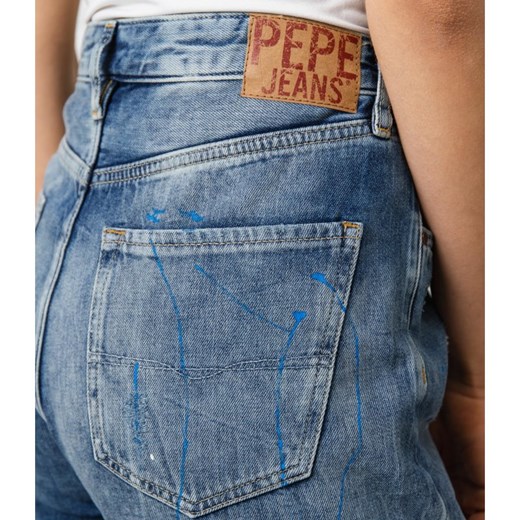 Jeansy damskie Pepe Jeans w miejskim stylu bez wzorów 