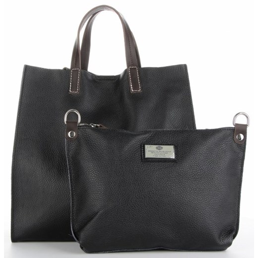 Shopper bag Genuine Leather duża ze skóry elegancka 