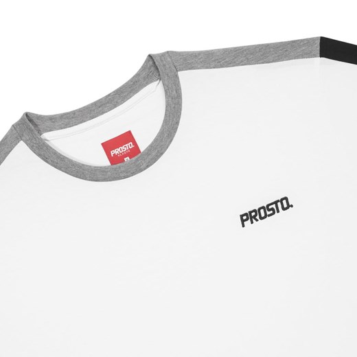 T-shirt męski Prosto. z krótkim rękawem z bawełny bez wzorów 