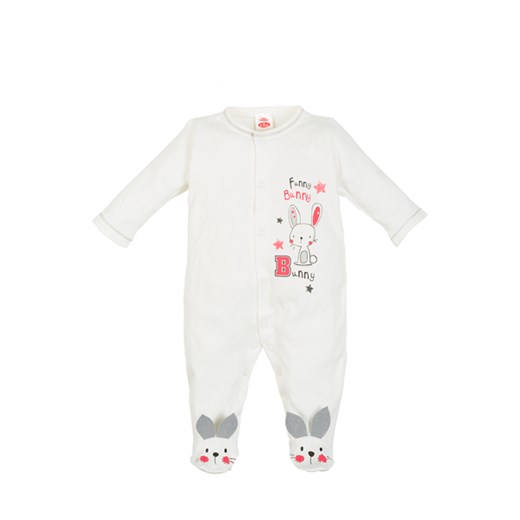 Odzież dla niemowląt biała Makoma z nadrukami chłopięca 