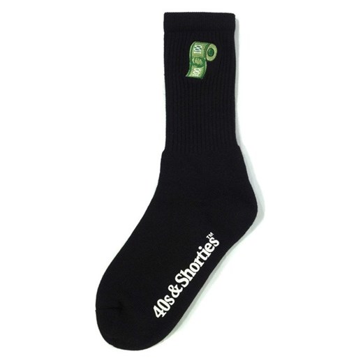40s & Shorties Skarpetki Wipe Down Socks black 40s & Shorties uniwersalny okazyjna cena bludshop.com
