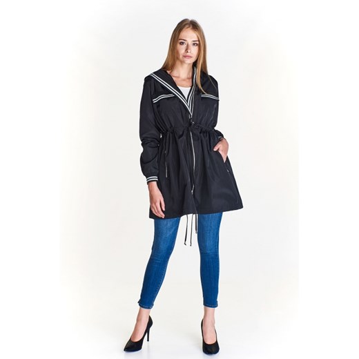 Lekka parka z ozdobnymi wstawkami Norbi 1 ptakmoda.com