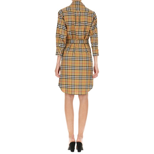 Burberry Sukienka dla Kobiet, Sukienka Wieczorowa i Koktajlowa, beżowy, Bawełna, 2019, 38 40 Burberry 40 RAFFAELLO NETWORK