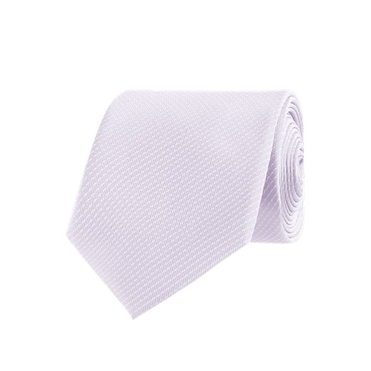 Krawat fioletowy Montego w abstrakcyjnym wzorze 
