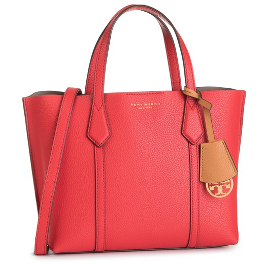 Torebka TORY BURCH - Perry Smal Triple - Compartment Tote 56249 Brilliant Red 612  Tory Burch  eobuwie.pl