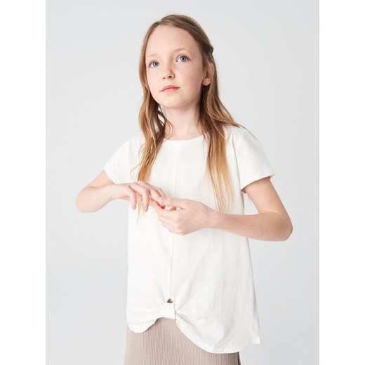 Bluzka dziewczęca Reserved bawełniana z krótkim rękawem 