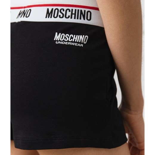 Piżama czarna Moschino Underwear 