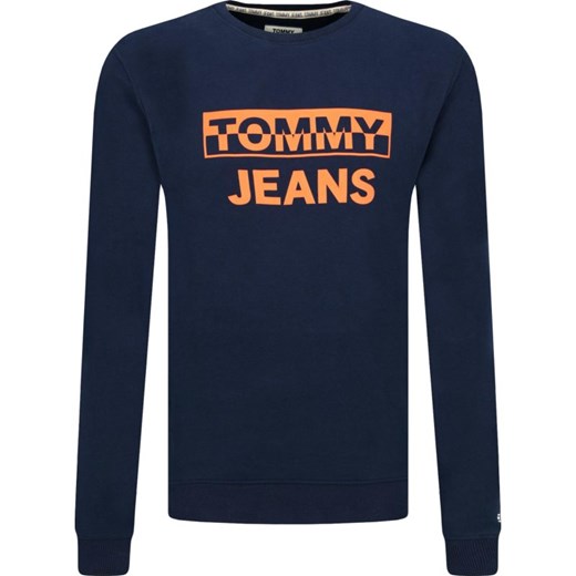 Bluza męska Tommy Jeans z napisami na jesień 