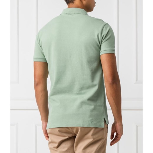 Miętowy t-shirt męski Polo Ralph Lauren bez wzorów z krótkimi rękawami 