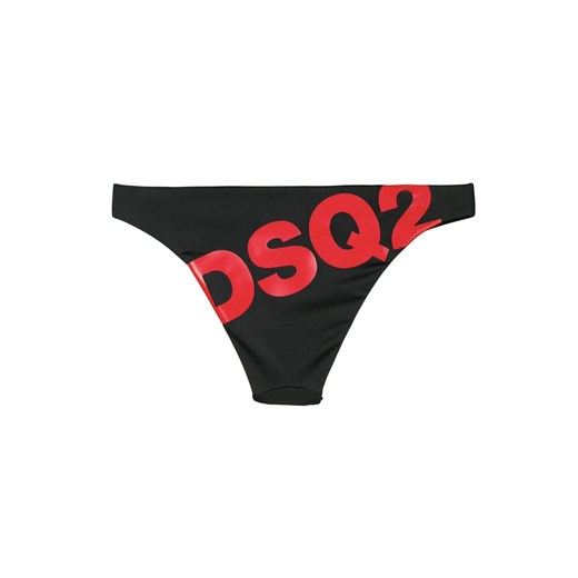 Strój kąpielowy Dsquared2 czarny w paski casual 