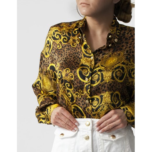 Koszula z barokowym printem - Versace Jeans Couture 40 923   40 dantestore.pl