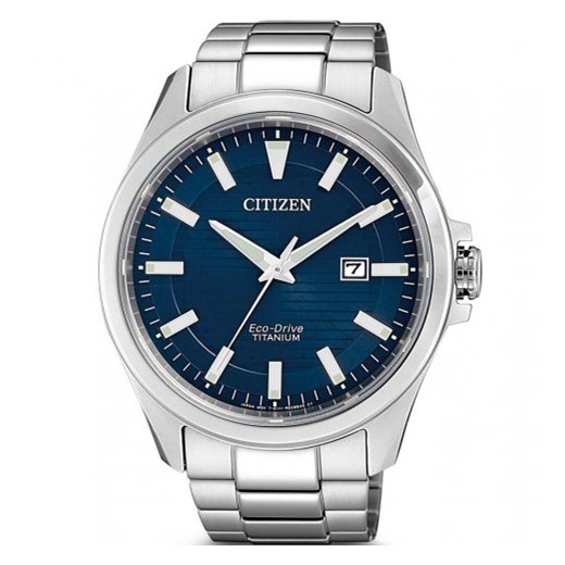 Srebrny zegarek Citizen analogowy 