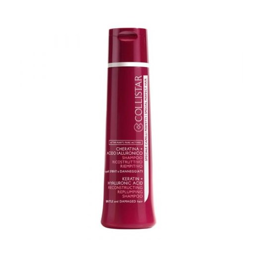Collistar Keratin Hyaluronic Acid Reconstructing Shampoo szampon do włosów z kwasem hialuronowym 250ml Collistar   Horex.pl