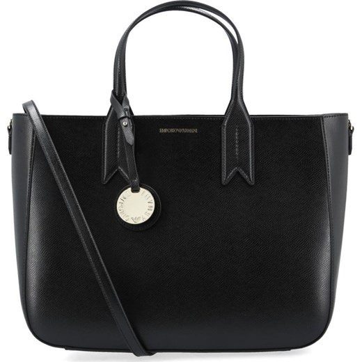 Shopper bag Emporio Armani matowa bez dodatków elegancka 