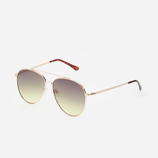 Reserved - Okulary przeciwsłoneczne - Złoty  Reserved One Size 