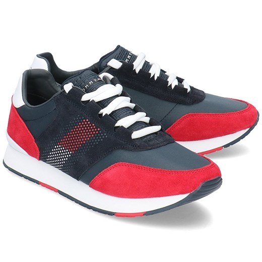 Tommy Hilfiger Corporate Material Mix Runner - Sneakersy Męskie - FM0FM02056 020  Tommy Hilfiger 41 MIVO