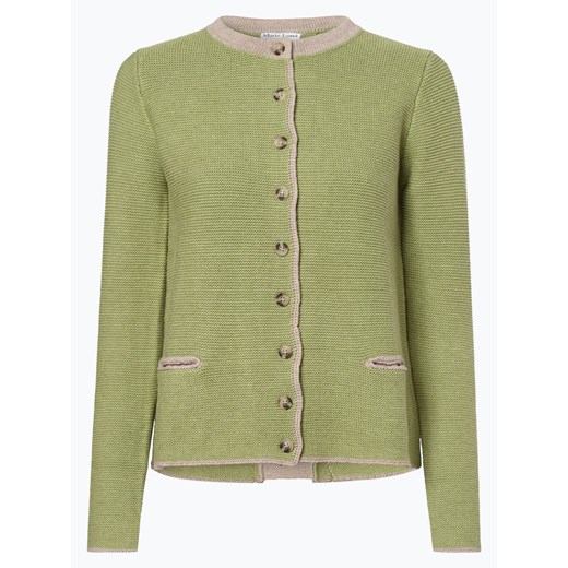Sweter damski zielony Marie Lund casualowy z okrągłym dekoltem 