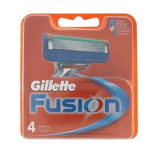 Gillette Fusion Wkład do maszynki 4 szt  Gillette  perfumeriawarszawa.pl