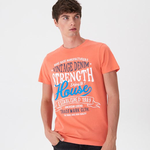 T-shirt męski House z krótkim rękawem młodzieżowy 