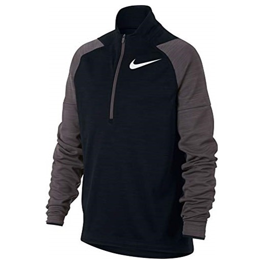 Nike B NK Dry Long Sleeve koszulka chłopięca z długim rękawem, czarny, s